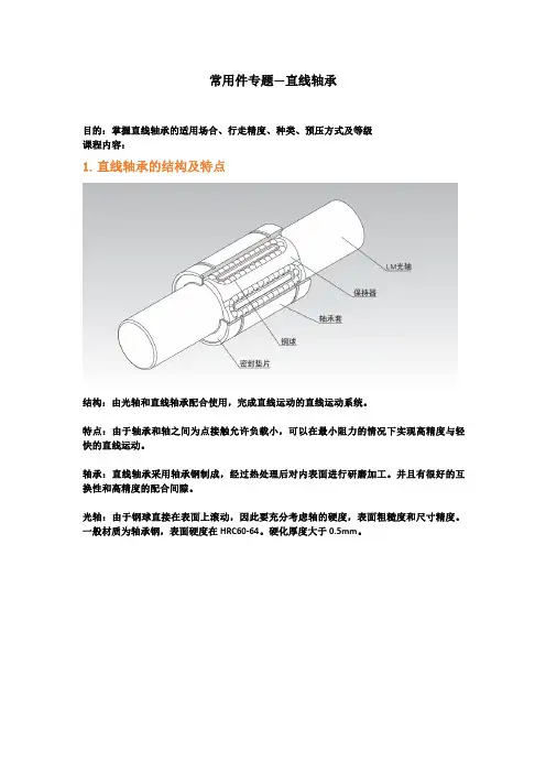 常用件专题—直线轴承