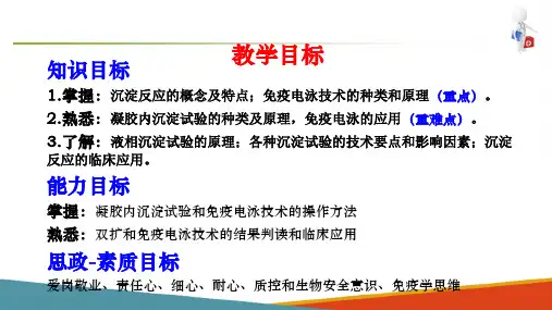免疫学检验技术—沉淀反应