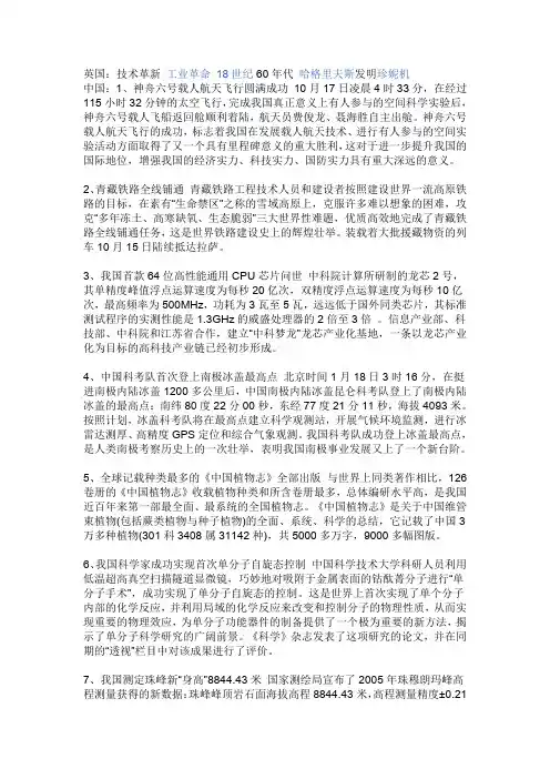 技术革新例子全解