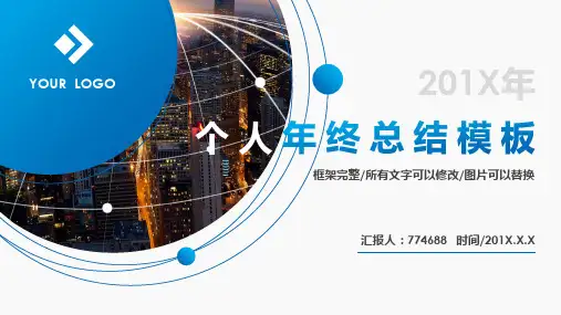 服装设计师个人年终总结汇报ppt