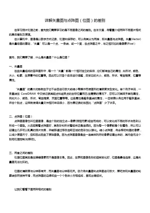 详解矢量图与点阵图