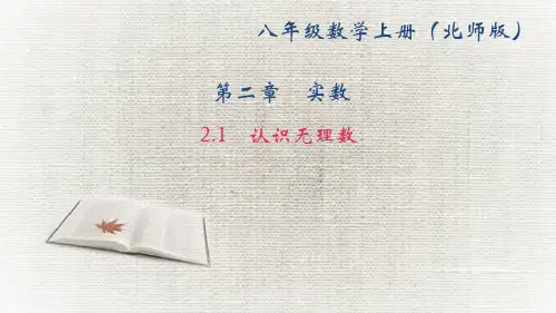 2.1 认识无理数