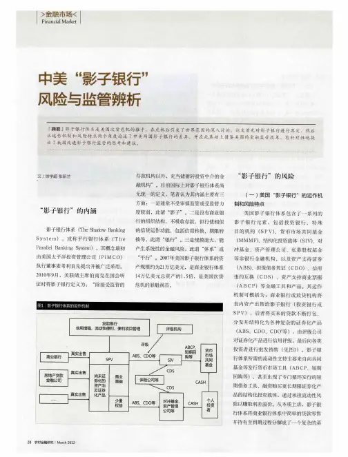中美“影子银行”风险与监管辨析