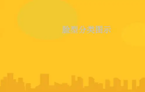 脸型分类图示PPT优秀版资料