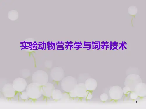 5实验动物的营养需要与饲养技术