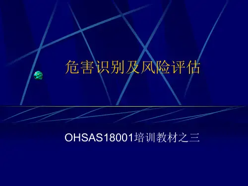 危害识别及风险评估PPT课件