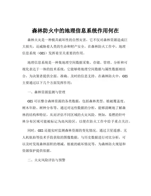 森林防火中的地理信息系统作用何在