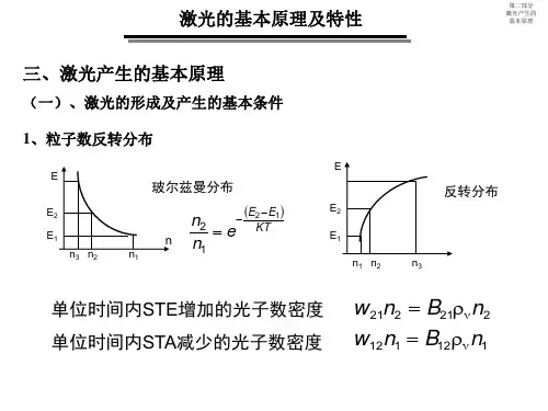 激光的基本原理及特性