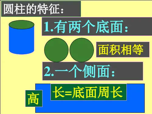 圆柱和圆锥最新ppt课件