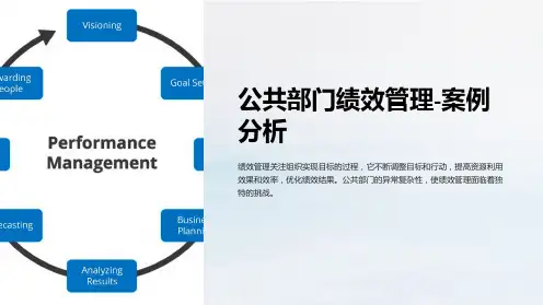 公共部门绩效管理-案例分析
