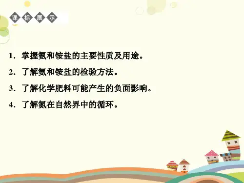 氮肥的生产和使用 完整版课件
