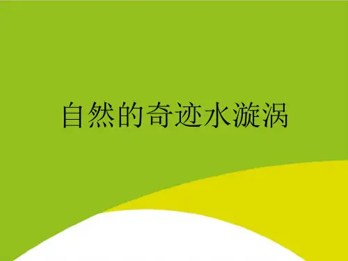 自然的奇迹水漩涡PPT(完整版)
