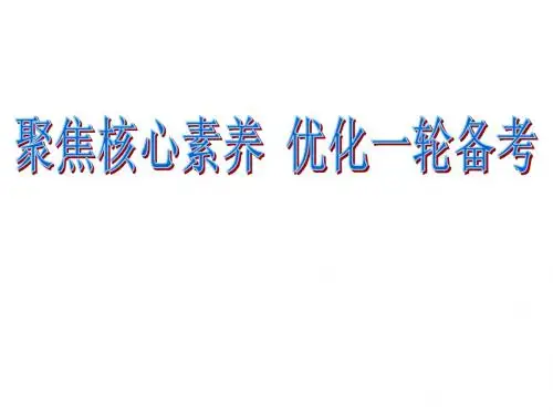 2019年高考地理复习策略讲座《聚焦核心素养 优化一轮备考》
