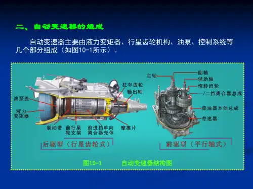 汽车自动变速器构造及工作原理原理