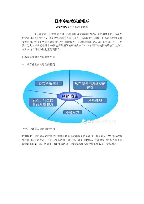 日本冷链物流的现状