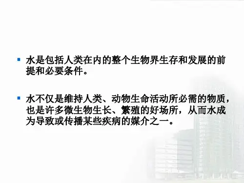 水微生物的种类1原生动物