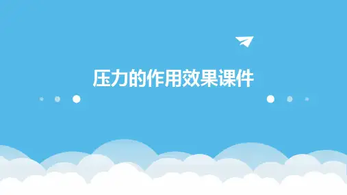 压力的作用效果课件ppt