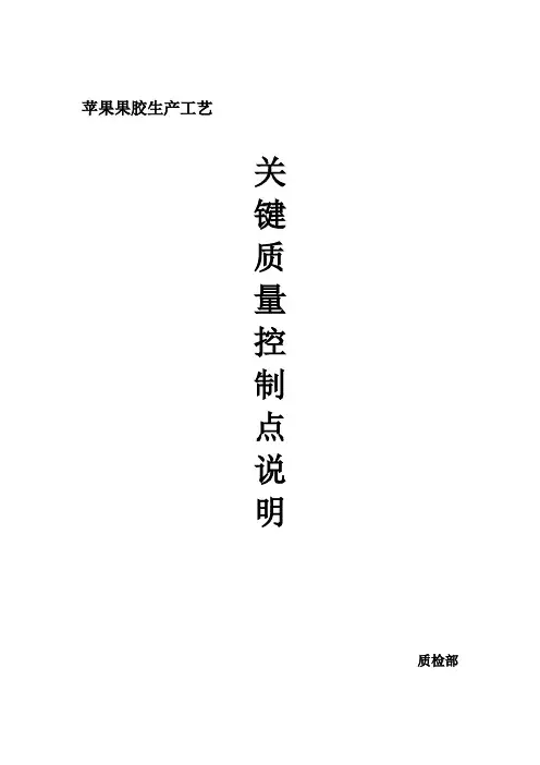 苹果果胶生产工艺