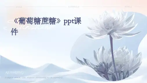 《葡萄糖蔗糖》课件