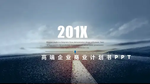 服装店投资商业计划书ppt