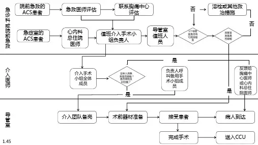 胸痛中心建设流程图示例ppt模板