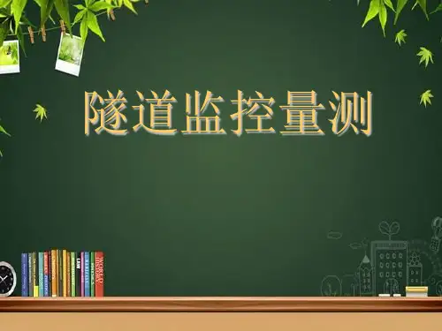 隧道监控量测 PPT