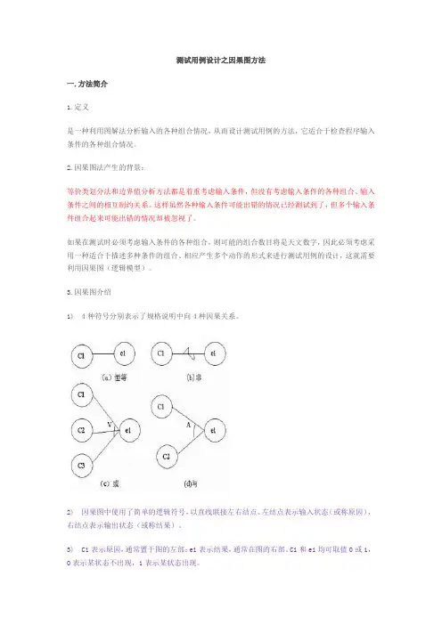 测试用例设计之因果图方法