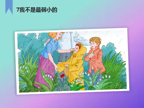 小学二年级下学期语文第7课我不是最弱小的PPT课件