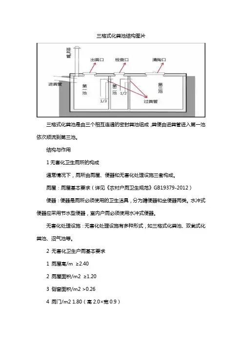 三格式化粪池结构图片