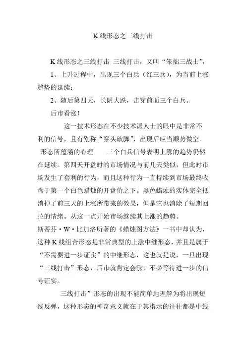 K线形态之三线打击