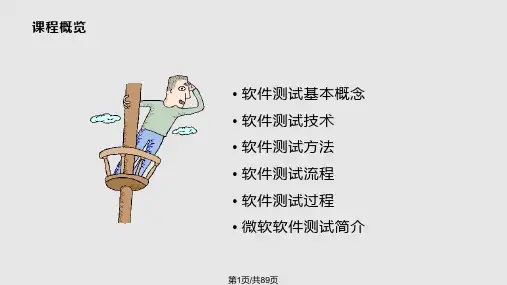 软件测试概述PPT课件