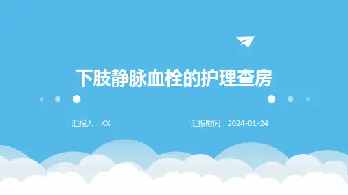 下肢静脉血栓的护理查房