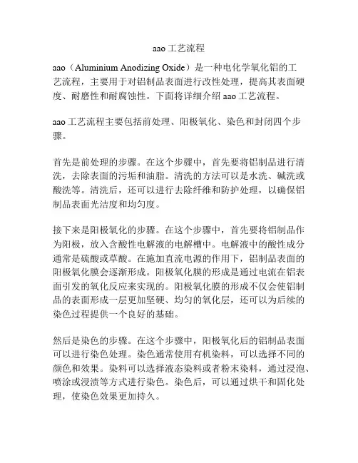 aao工艺流程