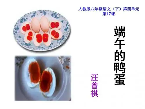 端午的鸭蛋PPT170 人教版 (共54张PPT)