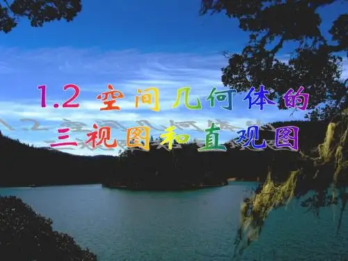 空间几何体的三视图和直观图