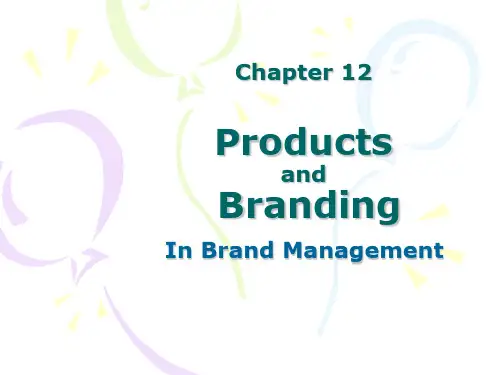 ppt 课件-商务英语-第十一单元Branding
