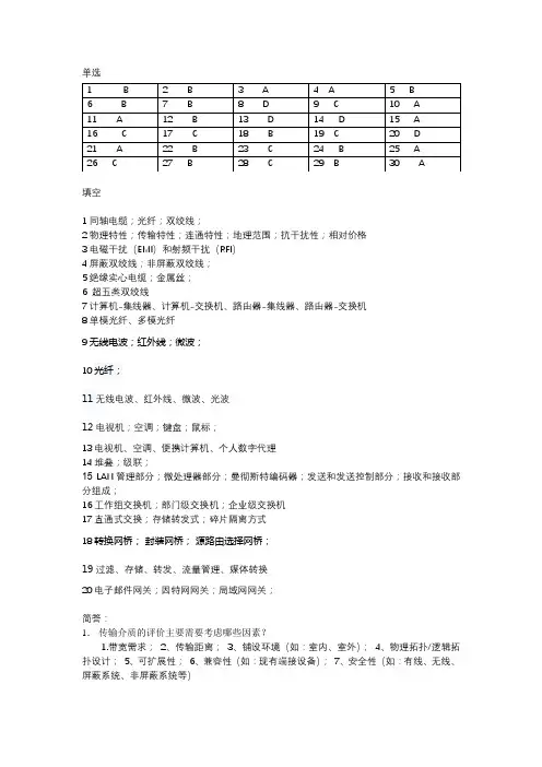 计算机网络基础(第6版) 习题参考答案 (3)[4页]