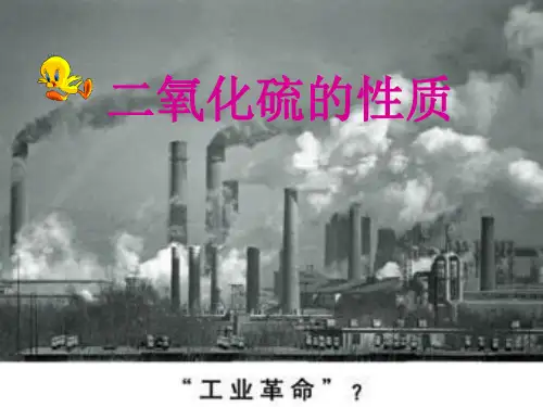 二氧化硫的性质