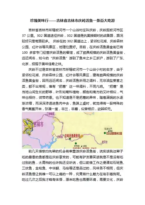 珍馐美味行——吉林省吉林市庆岭活鱼一条街大吃游