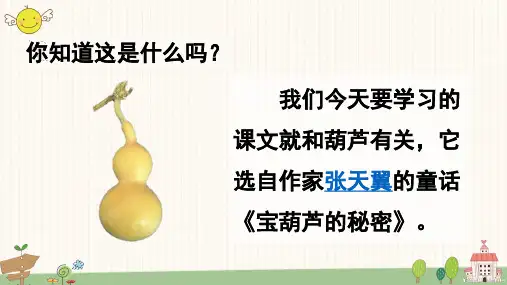 部编版语文四年级下册26.宝葫芦的秘密(节选)课件(共20张PPT)