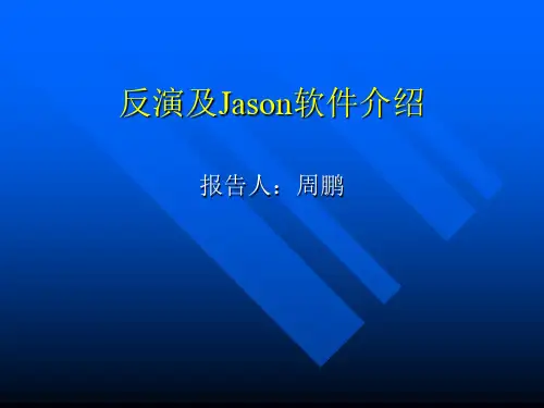 反演及Jason软件介绍