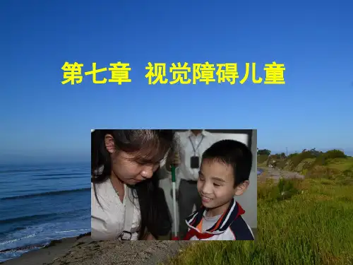 第七章  视觉障碍儿童