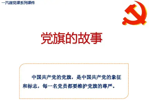 讲述党旗的故事.ppt