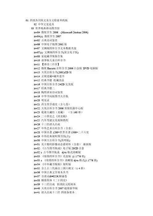 书目总录