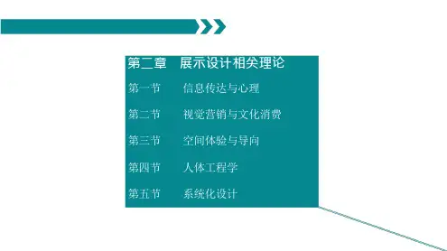 《展示设计》第二章  展示设计相关理论