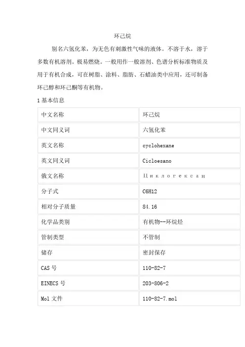 环己烷