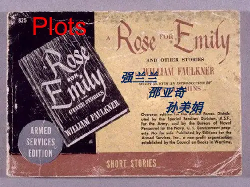 a rose for emily。献给爱丽丝的玫瑰。最完整的英语ppt。
