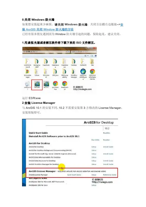 ArcGIS10.2安装教程