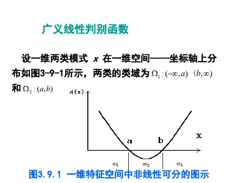 广义线性判别函数