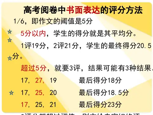 2012浙江高考信息会：高三英语复习指导课件3